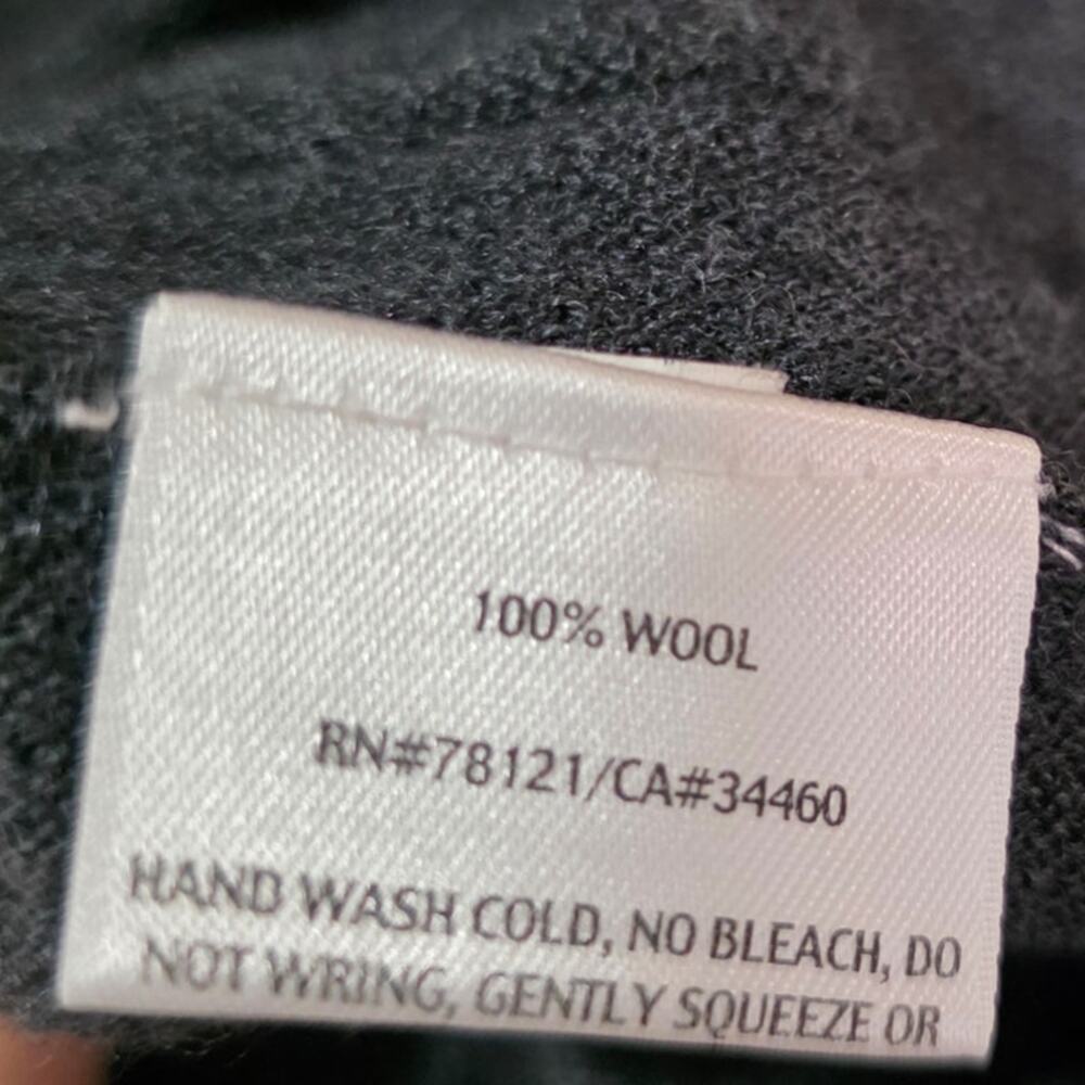 Eileen Fisher Washable-Wool Sweater Dress Gray Size L - Picture 5 of 6